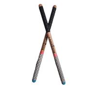CardioStix 8.5oz Cardio Drum Sticks Per Set (1 Pair of Sticks Only) Weighted Double Grip Premium American Hickory Wood (DW#4) - 1 Pair Only