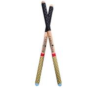 CardioStix 8.5oz Cardio Drum Sticks Per Set (1 Pair of Sticks Only) Weighted Double Grip Premium American Hickory Wood (DW#6) - 1 Pair Only