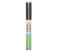 CardioStix 8.5oz Cardio Drum Sticks per set (1 PAIR WITH BAG) Bundle Weighted Double Grip w/Bag Premium American Hickory Wood | Drumming, Fitness, Aerobic Class (Pink Zebra with Bag)