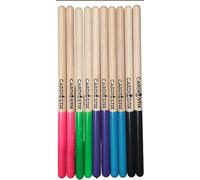CardioStix 8oz Highest-Weighted (1 PAIR YOU CHOOSE) Premium American Hickory Wood Cardio Drum Sticks | For Drumming, Fitness, Aerobic Class, Exercises(Standard Black)