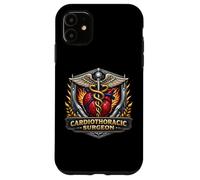 Cardiothoracic Surgeon CT Surgery Cardiac Thoracic Caduceus Case for iPhone 11