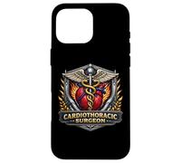 Cardiothoracic Surgeon CT Surgery Cardiac Thoracic Caduceus Case for iPhone 16 Pro Max