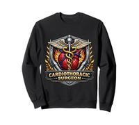 Cardiothoracic Surgeon CT Surgery Cardiac Thoracic Caduceus Sweatshirt
