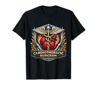 Cardiothoracic Surgeon CT Surgery Cardiac Thoracic Caduceus T-Shirt