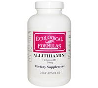 Cardiovascular Research Ltd., Ecological Formulas, Allithiamine (Vitamin B1), 50 mg, 250 Capsules