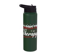 Cardistry is My Therapy Cards Cardist Apparel Stainless Steel Insulated Water Bottle