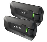 Cardo PT200101 motorcycle intercom 2 channels 1600 m Black
