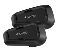 Cardo Spirit Motorcycle Bluetooth Communication Headset - Dual Pack, Black