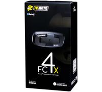 Cardo FC4X (UCS) FC-Moto Edition Bluetooth Communication System Single Pack, black for Men