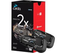Cardo Freecom 2X Bluetooth Intercom Waterproof 2-Way Motorbike Motorcycle Duo