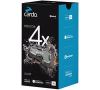 Cardo Freecom 4x Duo Communication System Double Pack, black
