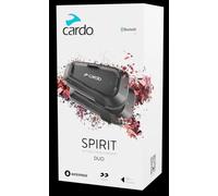 Cardo Spirit Motorcycle Bluetooth Communication Headset - Dual Pack, Black
