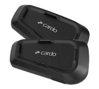 Cardo Spirit HD Bluetooth Motorcycle Headset Duo 2 Pack Black Intercom Brand New