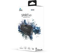 Cardo Spirit HD Motorcycle Bluetooth Communication Headset - Single Pack, Black