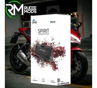 Cardo Spirit Motorcycle Intercom Communication System Single Pack powered by JBL