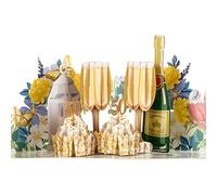 Cardology - 50th Wedding Anniversary Pop Up Card | 3D Golden Wedding Anniversary Greeting Card and Gift | Handmade