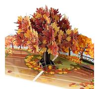 Cardology - Autumn Tree Pop-Up Card | 3D Autumnal Birthday Card For Her, Mothers Day, Valentines Day, Thank You or Get Well Soon