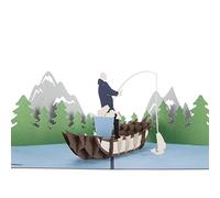 Cardology - Fishing Pop Up Card | Fishing Birthday Cards For Men, Fathers Day Cards, Birthday Card For Dad or Grandad