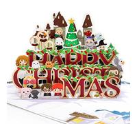 Cardology - Harry Potter Christmas Pop-Up Card | 3D Christmas Greeting for Wizarding World Fans