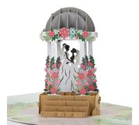 Cardology - Lesbian Wedding Card - Mrs and Mrs Wedding Pop Up Card