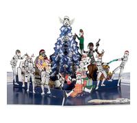 Cardology - Original Stormtrooper Christmas Pop Up Card | 3D Christmas Cards | Officially Licensed, blue