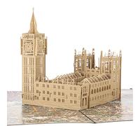 Cardology - Palace of Westminster Pop-Up Card | London 3D Big Ben Gift For Fathers Day, Mothers Day