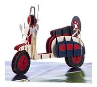 Cardology - Retro Scooter Pop-Up Card | Lambretta Inspired Birthday Gifts For Men, Fathers Day Keepsake