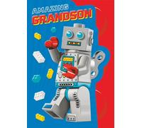 Cards Amazing Grandson Birthday, Lego Robot Design