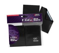 Cards Elite 2 Gloss Sleeves - Black (100)