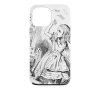 Cards flying down by Sir John Tenniel (1940) Case for iPhone 13 Pro Max