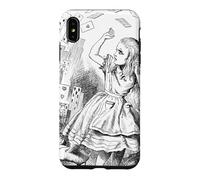 Cards flying down by Sir John Tenniel (1940) Case for iPhone XS Max