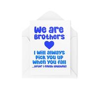 Cards for Brothers - Funny Brother Cards - Brother Birthday Cards - Funny Cards for Siblings - CBH1989