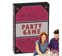 Cards for Game Night | Tabletop English Fun Cards for Multiple Players 50x,Board Game with Challenges & Hilarious Questions for Camping, Indoor