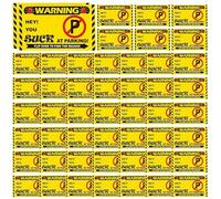 Cards for poor parking, stickers for bad parking, you suck on parking cards, 50 x Hey, du bist scheiße auf parking cards, parking tickets for parking violations, funny parking violation tickets
