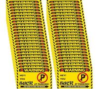 Cards for poor parking, stickers for poor parking, ticket card parking cards, 50 x funny "Du hast wie ein Idiot geparkt" cards, bad parking tickets, business cards, car accessories, streic