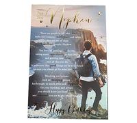 CARDS For You Nephew Sea Rock Face Design Sentiments Happy Birthday Lovely Verse