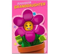Cards Hallmark Amazing Granddaughter Birthday, Flower Lego Design