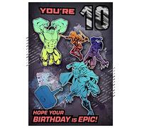 Cards Hallmark Avengers 10th Birthday You're 10 Hope your Birthday is Epic!