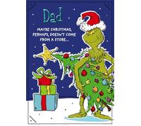 Cards Hallmark Christmas, Dad Theme, Grinch Illustration
