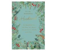 Cards Hallmark Christmas for Husband, Floral Design, Gratitude Message