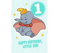 Cards Hallmark Disney Dumbo 1st Birthday 1 Happy Birthday, Little One