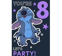 Cards Hallmark Disney Lilo & Stitch 8th Birthday You're 8 Let's Party!