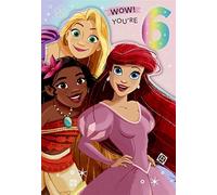 Cards Hallmark Disney Princess 6th Birthday Wow! You're 6