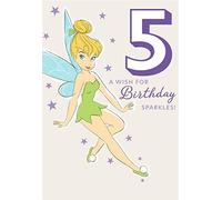 Cards Hallmark Disney Tinkerbell 5th Birthday 5 A Wish For Birthday Sparkles!