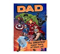 Cards Hallmark Marvel Avengers Dad Father's Day Dad Superhero Father's Day