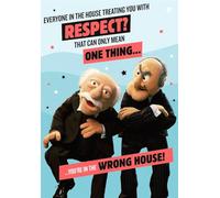 Cards Hallmark Muppets Statler and Waldorf Father's Day Humour Funny Father's Day