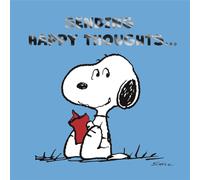 Cards Hallmark Peanuts Snoopy Open General Birthday Greeting Sending Happy Thoughts...