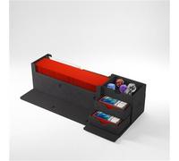 Gamegenic Cards Lair 400+ Convertible Deck Box - Double-Sleeved Card Storage, Holds up to 400 Cards, Premium Card Game Protector, Nexofyber Surface, Black Color, Made