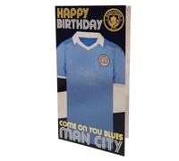 Cards Manchester City Football Club Birthday, Official Design, Come On You Blues
