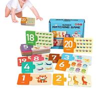 Cards Matching Game, Educational Alphabet Learning Toy for Toddler 1.5-6 Years Old, Interactive Parent-Child Flash Cards Set for Home or Travel, Preschool Early Learning Toy